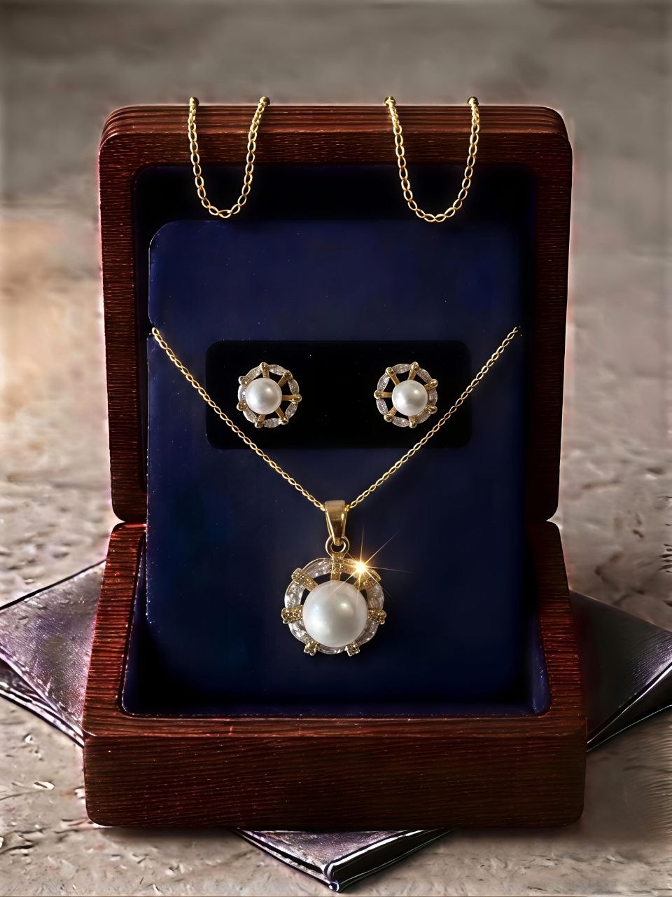 Blossom pearl set