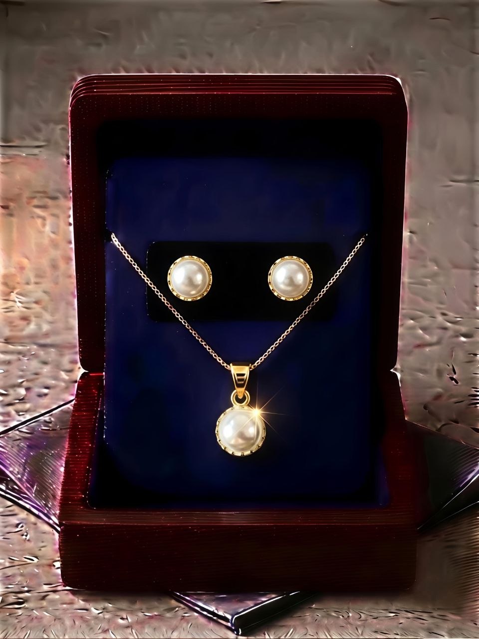 Noor pearl set