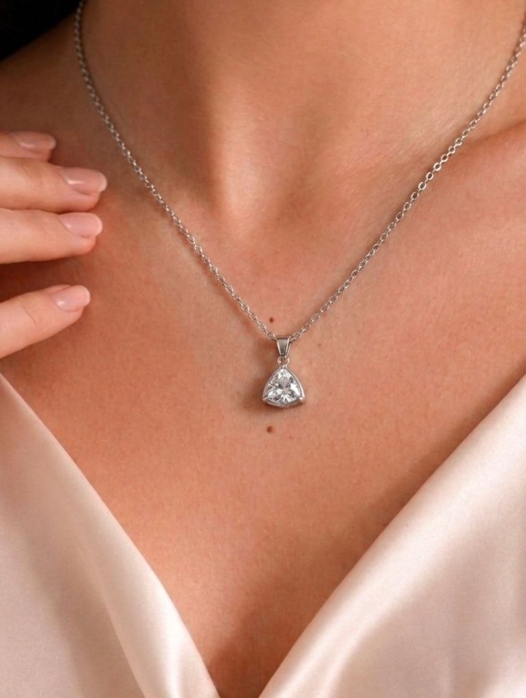 Silver Bloom Pendant Chain