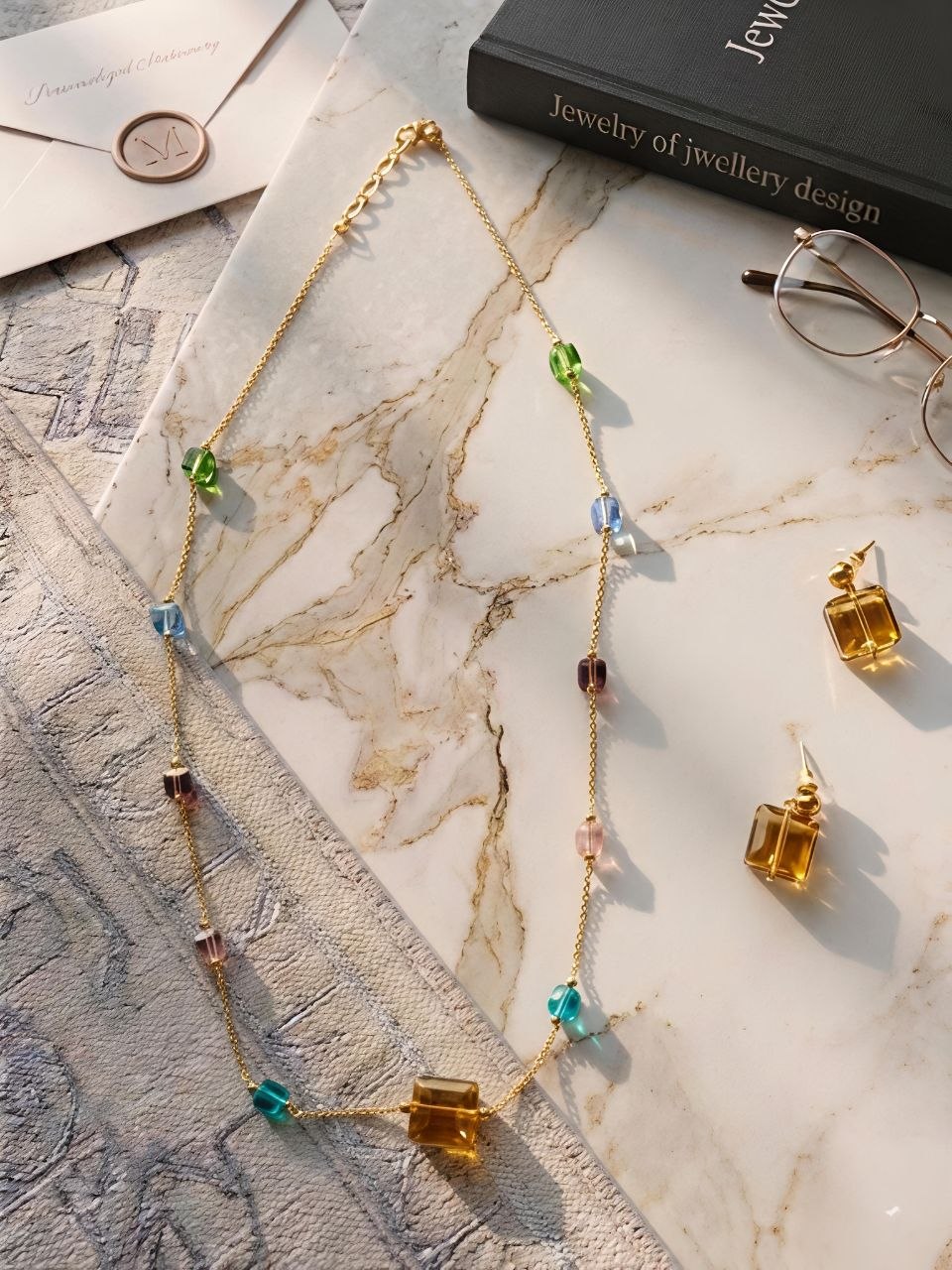 Pastel Charm Necklace Set