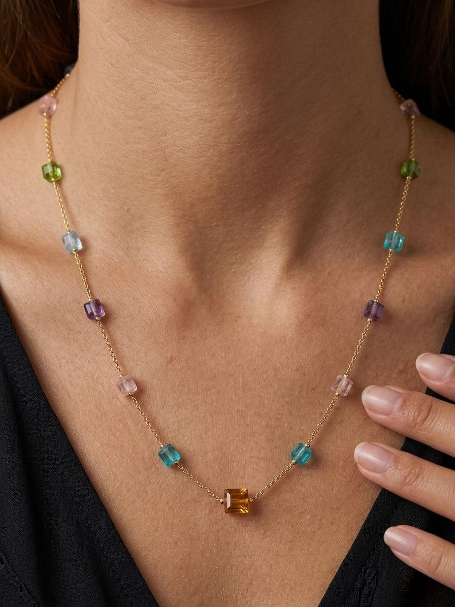 Pastel Charm Necklace Set