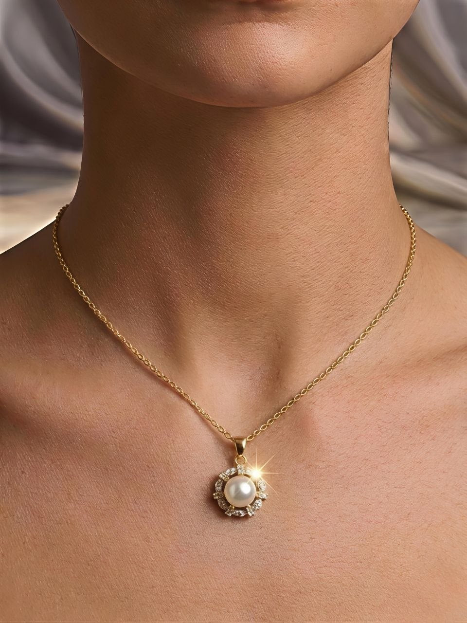 Blossom pearl set