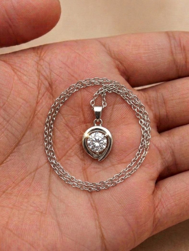 Silver Bloom Pendant Chain
