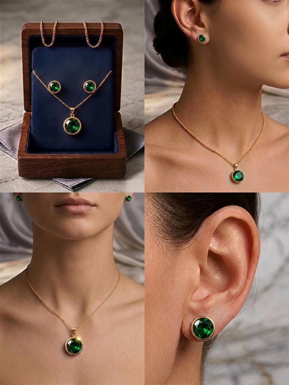 Royal Glow Pendant Set