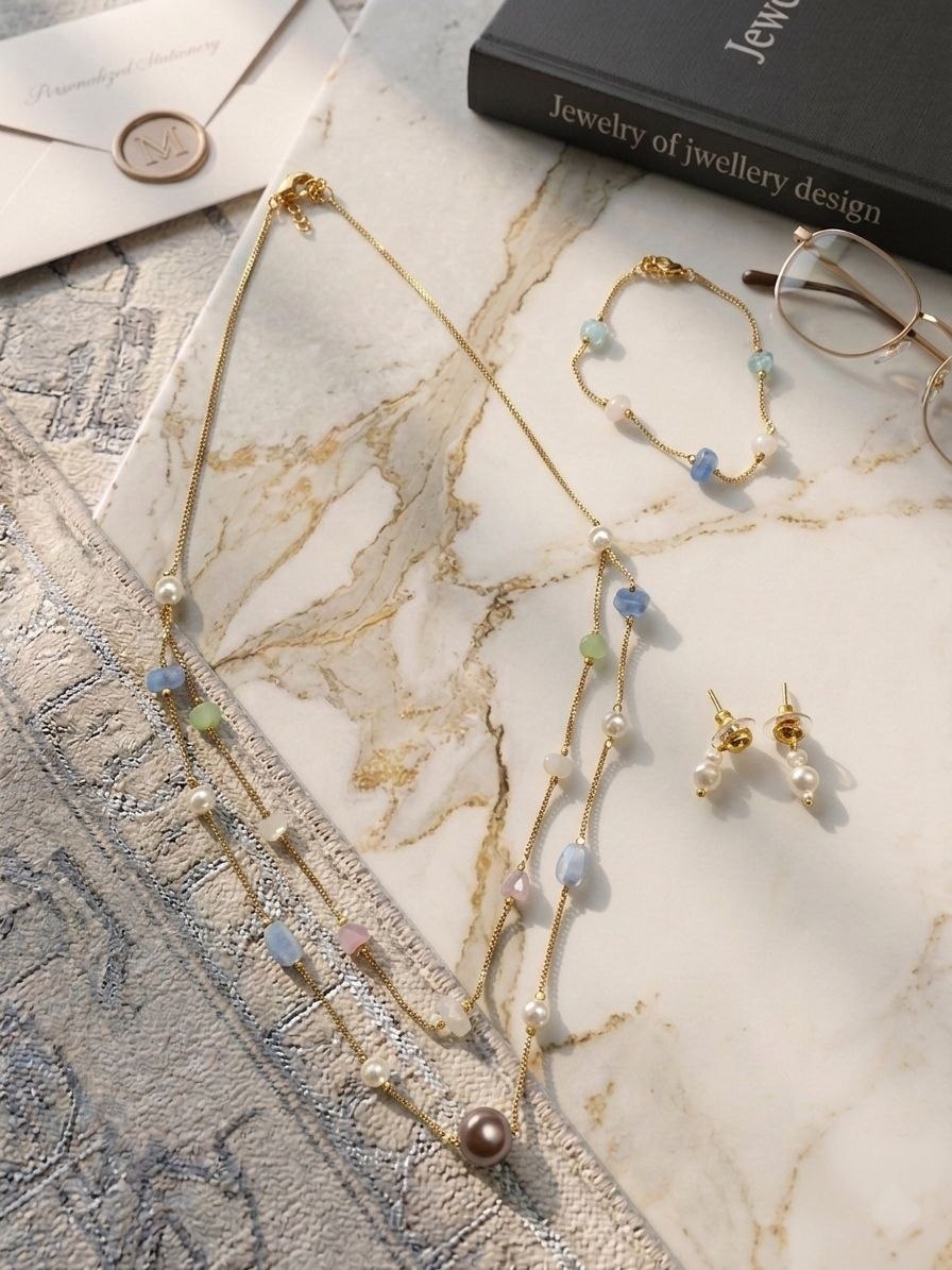 Celeste Beaded Jewelry Set