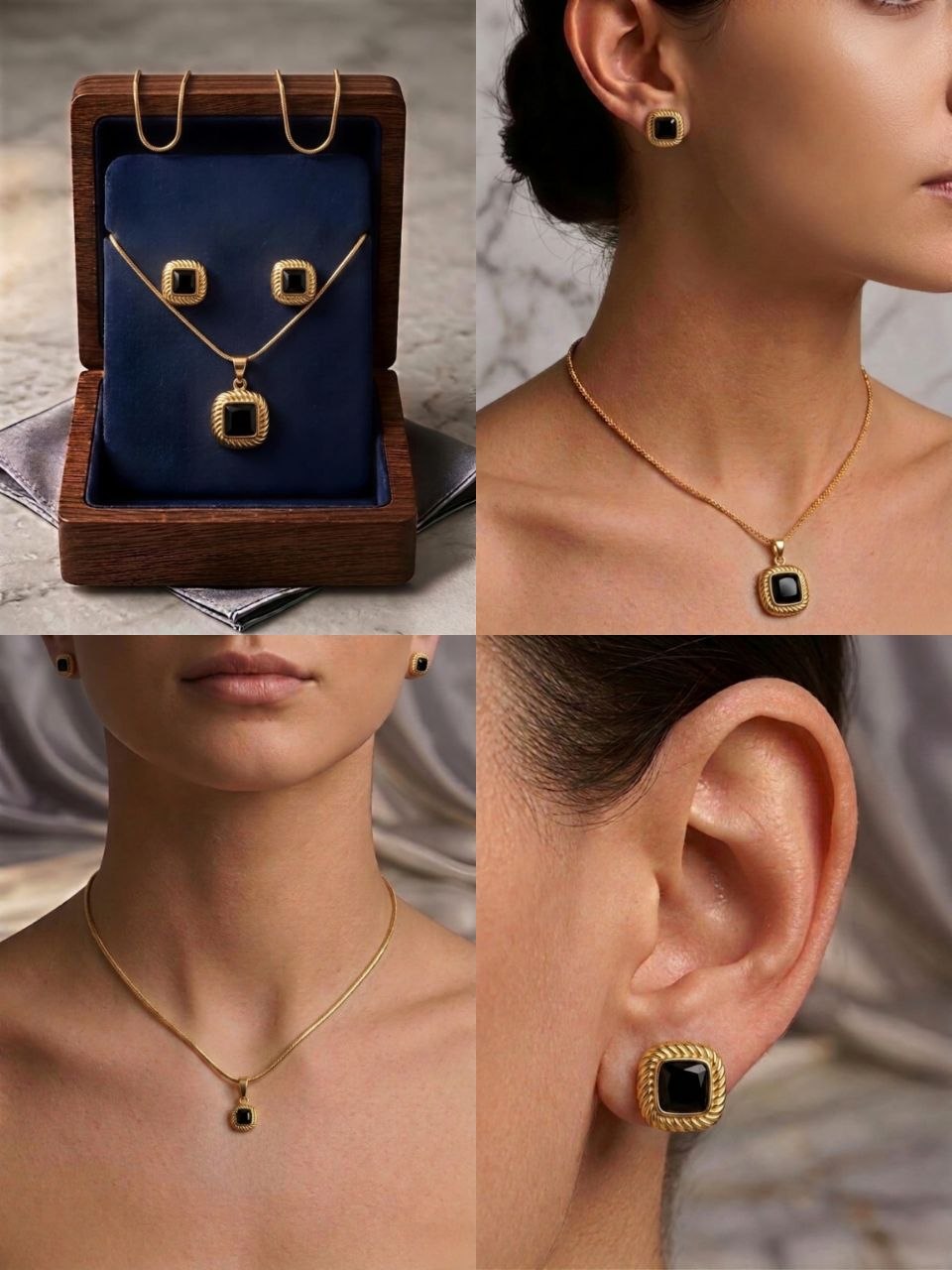Luxe Aura Chain Set