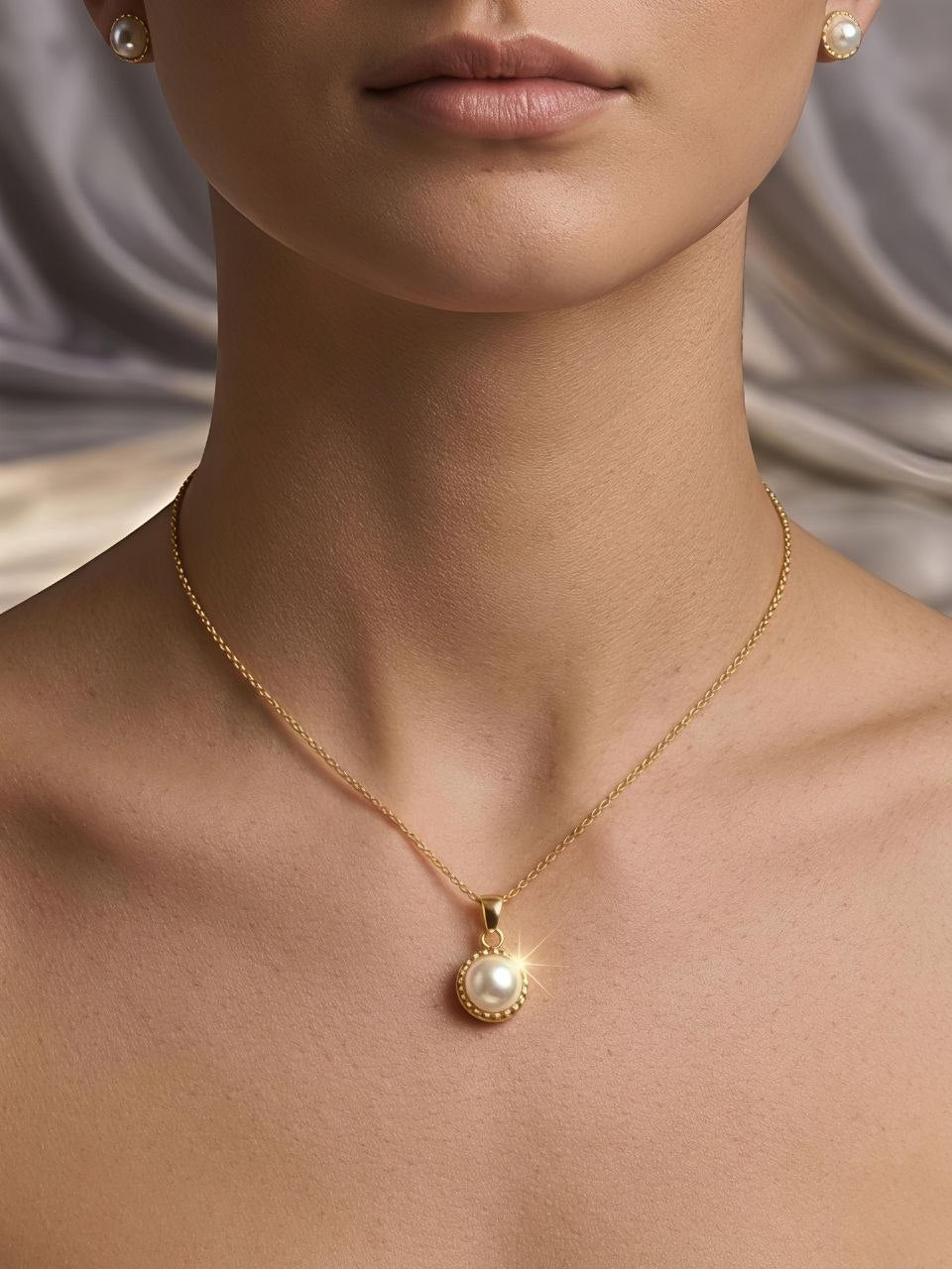Noor pearl set