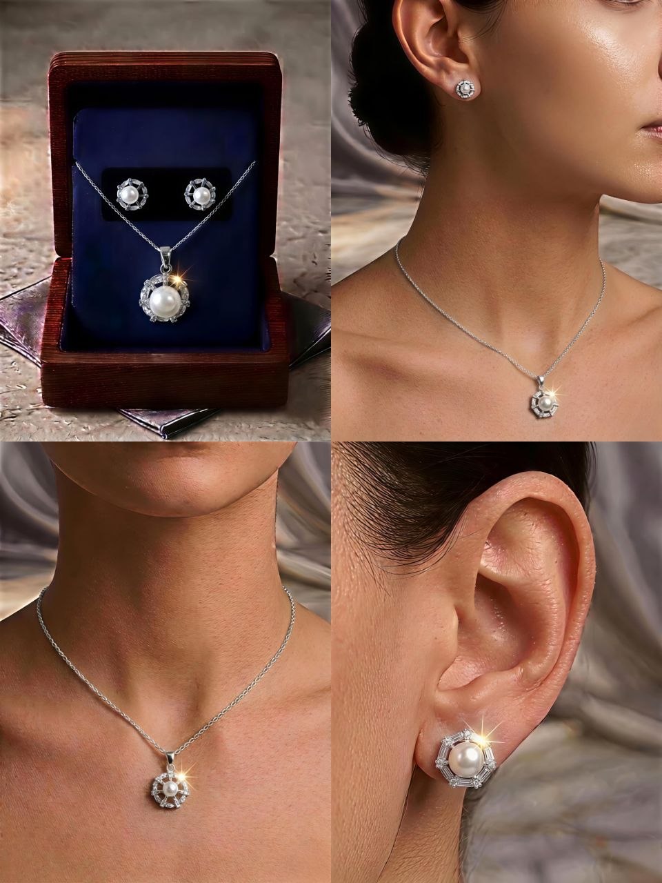 Flora luxe necklace set